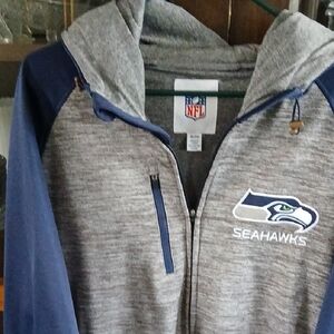 NFL Seattle Seahawks Gray and Navy Jacket